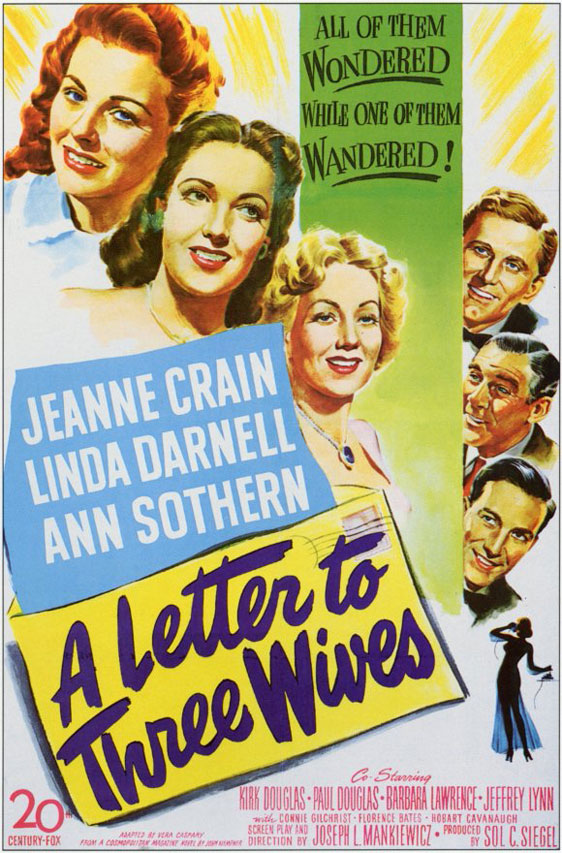 A Letter to Three Wives Poster #1