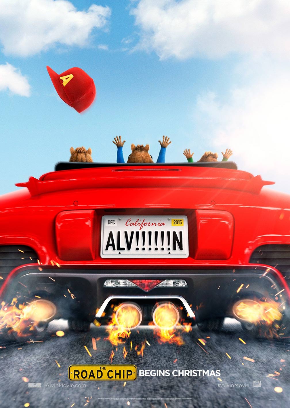 Alvin and the Chipmunks: The Road Chip Poster #1