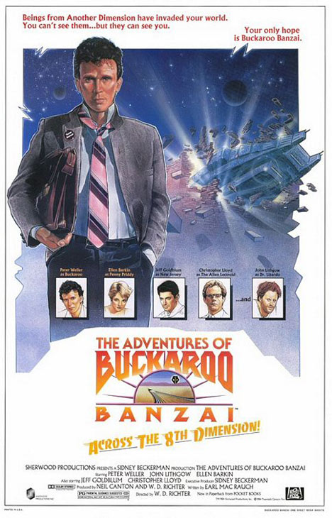 The Adventures of Buckaroo Banzai Across the 8th Dimension Poster #1
