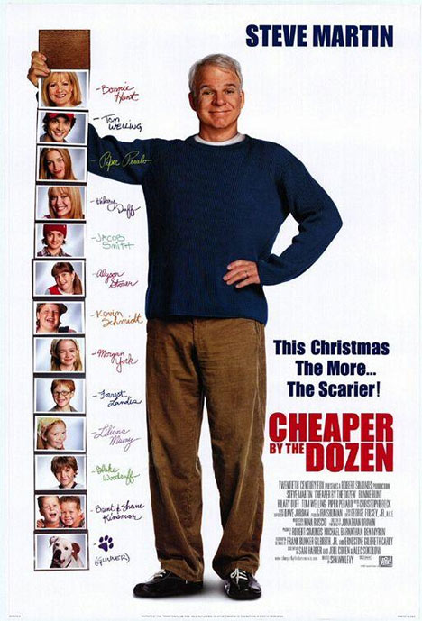 Cheaper by the Dozen Poster #1