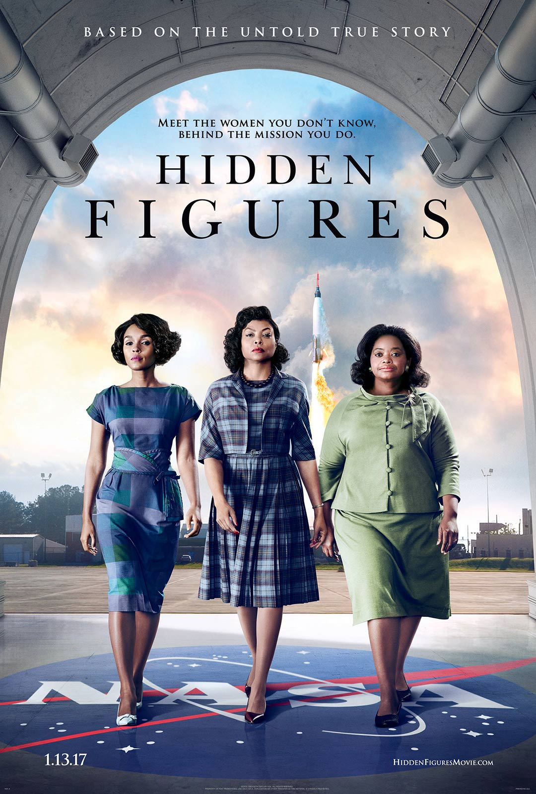 Hidden Figures Poster #1