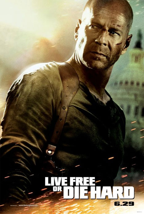 Live Free or Die Hard Poster #1