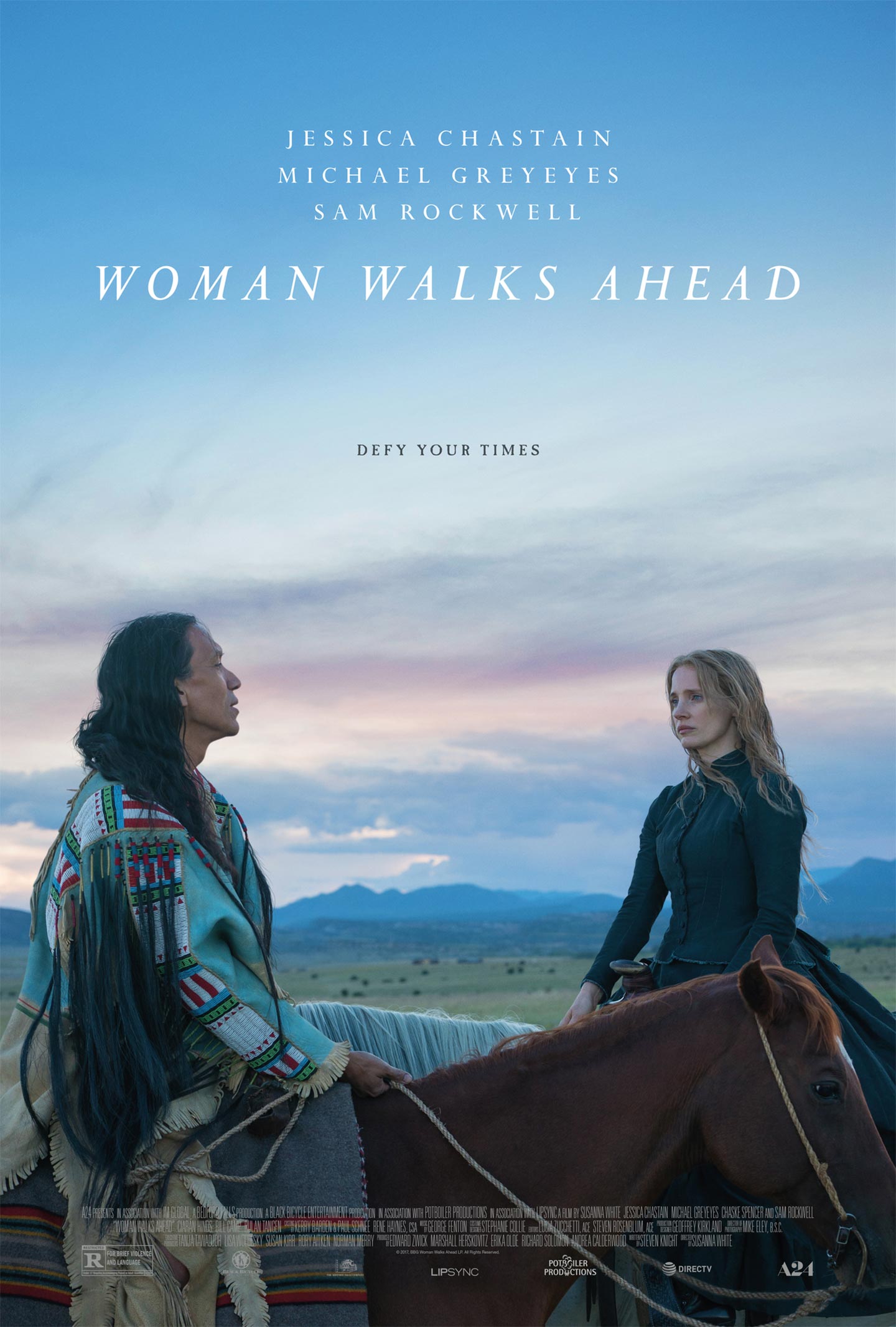Woman Walks Ahead Poster #1
