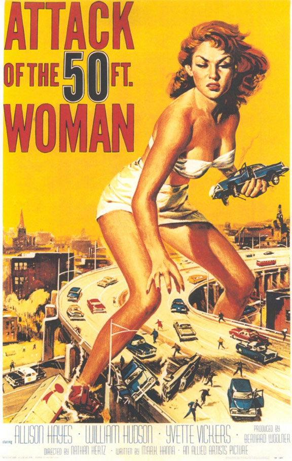 Attack of the 50 Foot Woman Poster #1