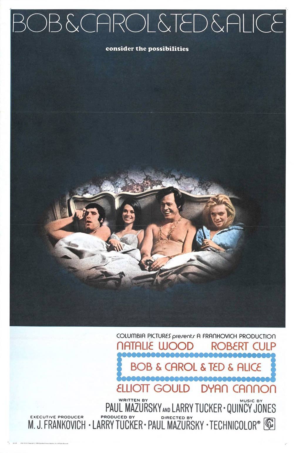 Bob & Carol & Ted & Alice Poster #1