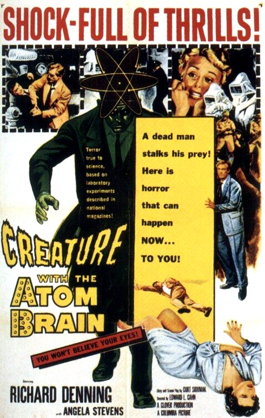 Creature with the Atom Brain Poster #1