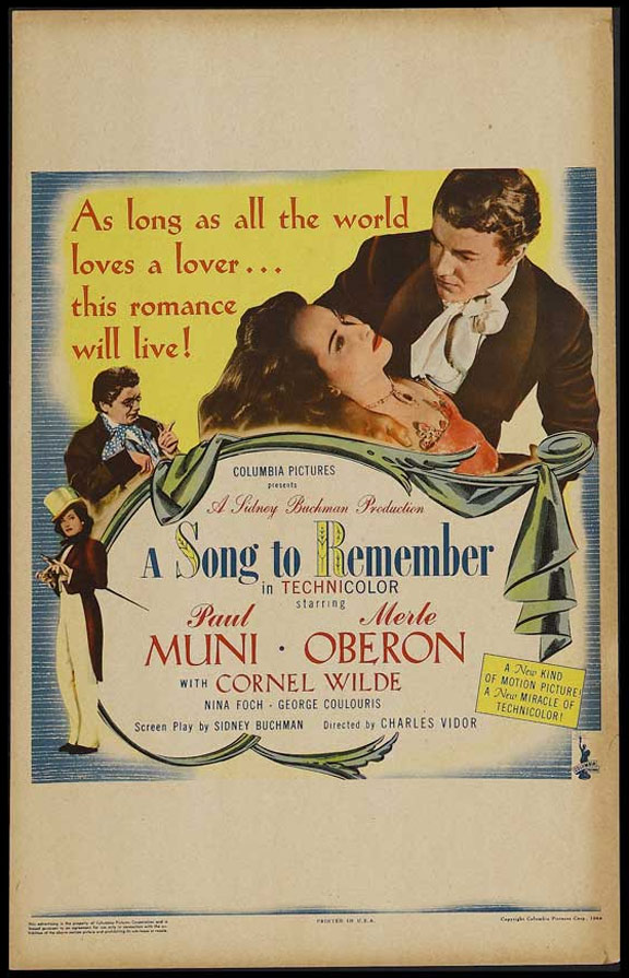 A Song to Remember Poster #1