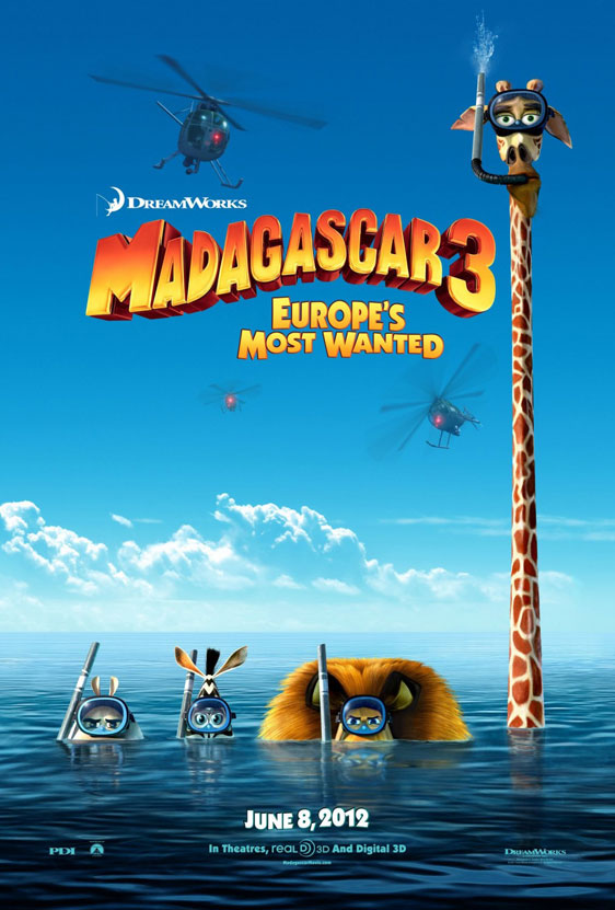 Madagascar 3: Europe's Most Wanted Poster #1