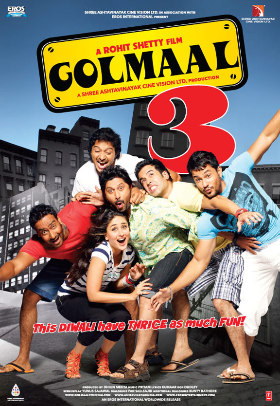 Golmaal 3 Poster #2