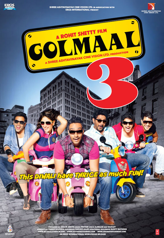 Golmaal 3 Poster #3
