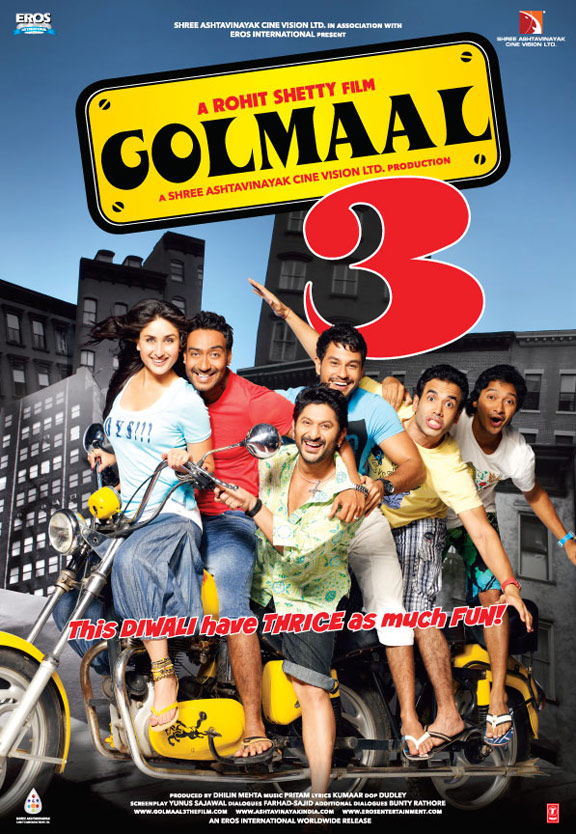 Golmaal 3 Poster #4