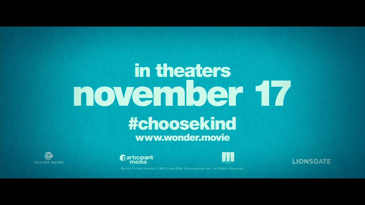 Wonder Feature Trailer (2017) Screen Capture #4