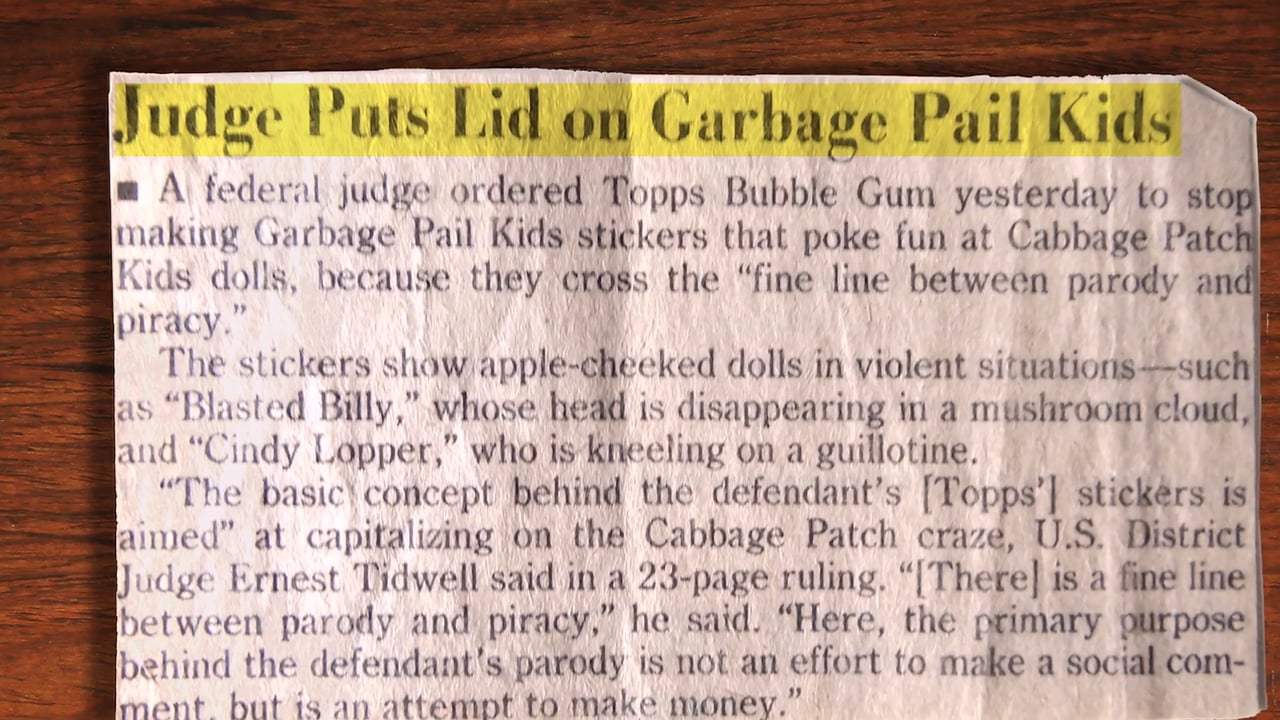 30 Years of Garbage: The Garbage Pail Kids Story Trailer (2016) Screen Capture #3