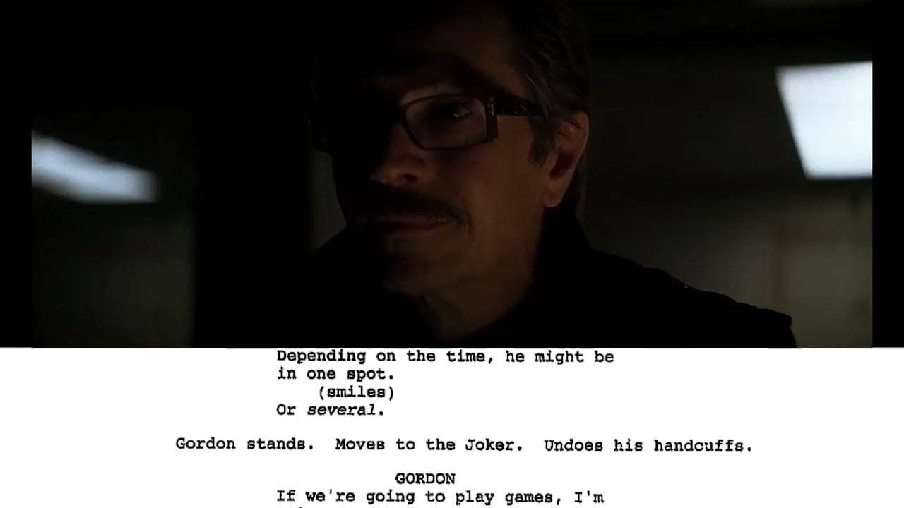 The Dark Knight Featurette - From Script to Screen: The Joker Interrogation Scene (2008) Screen Capture #2