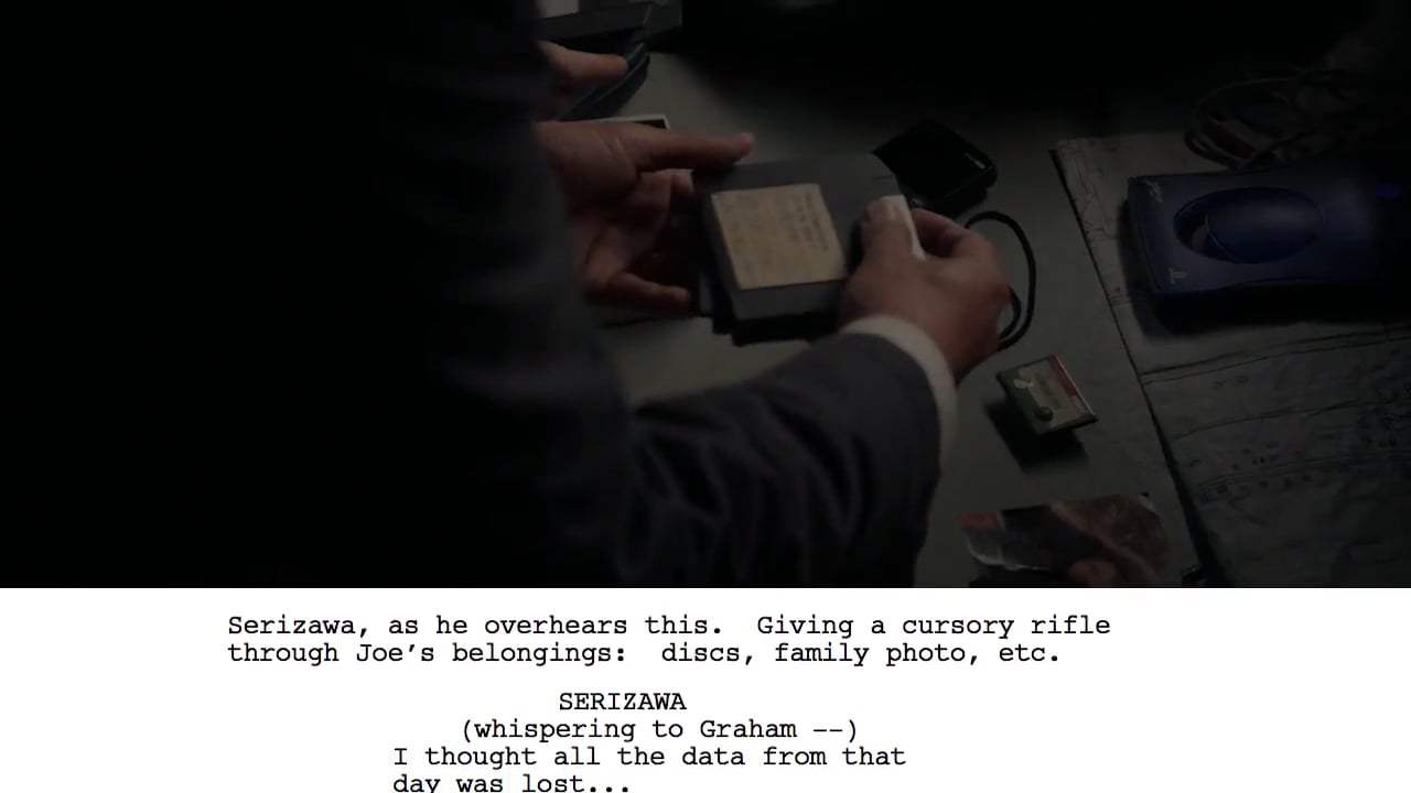 Godzilla Featurette - From Script to Screen: Joe held in Confinement (2014) Screen Capture #3