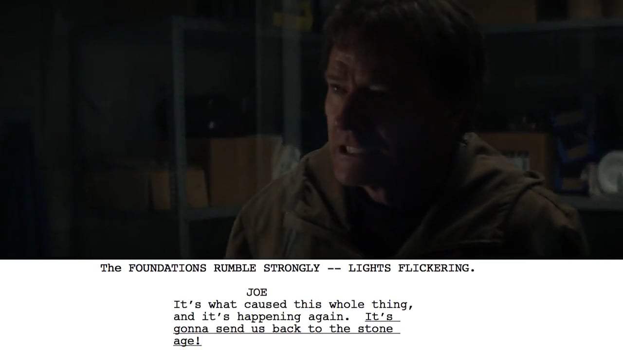 Godzilla Featurette - From Script to Screen: Joe held in Confinement (2014) Screen Capture #4
