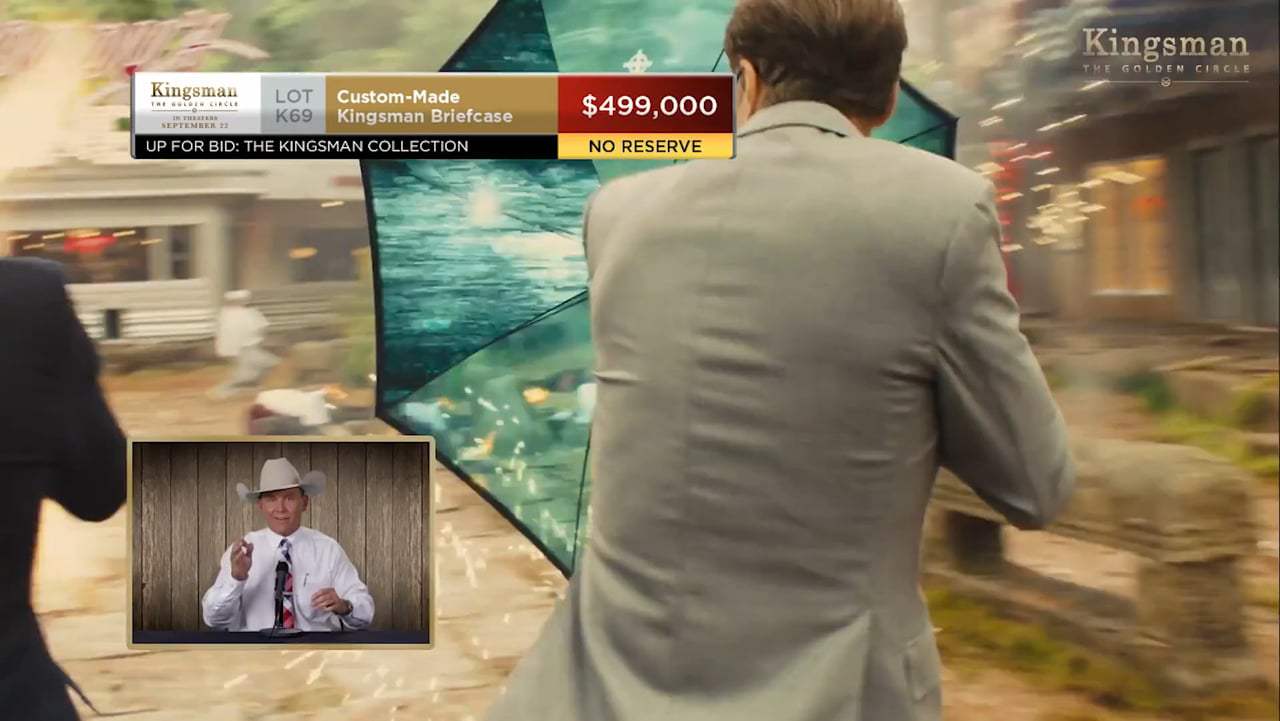 Kingsman: The Golden Circle TV Spot - Kentucky Auctioneer (2017) Screen Capture #3