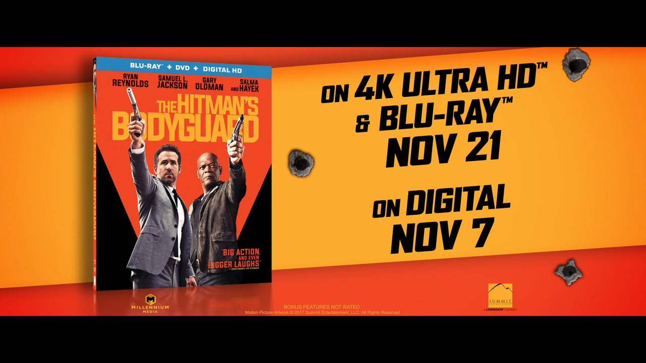 The Hitman's Bodyguard Red Band Blu-Ray Trailer (2017) Screen Capture #4
