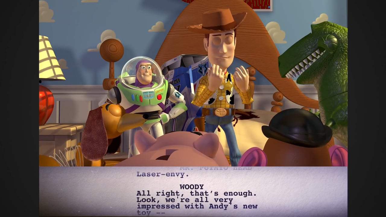 Toy Story Featurette - From Script to Screen: Can Fly (1995) Screen Capture #2