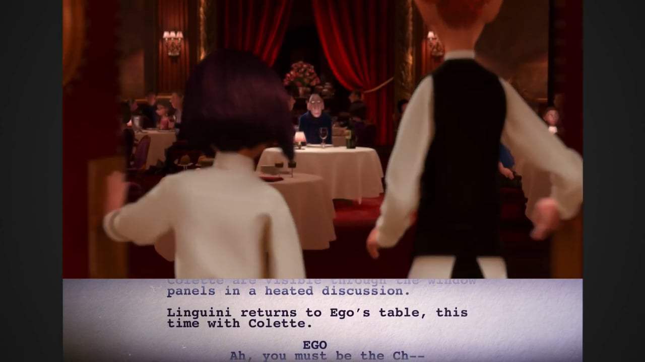 Ratatouille Featurette - From Script to Screen: Anton Ego Tastes Ratatouille (2007) Screen Capture #2