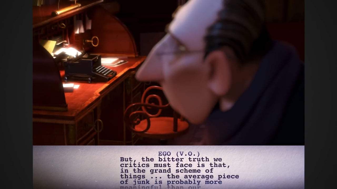Ratatouille Featurette - From Script to Screen: Anton Ego Tastes Ratatouille (2007) Screen Capture #3