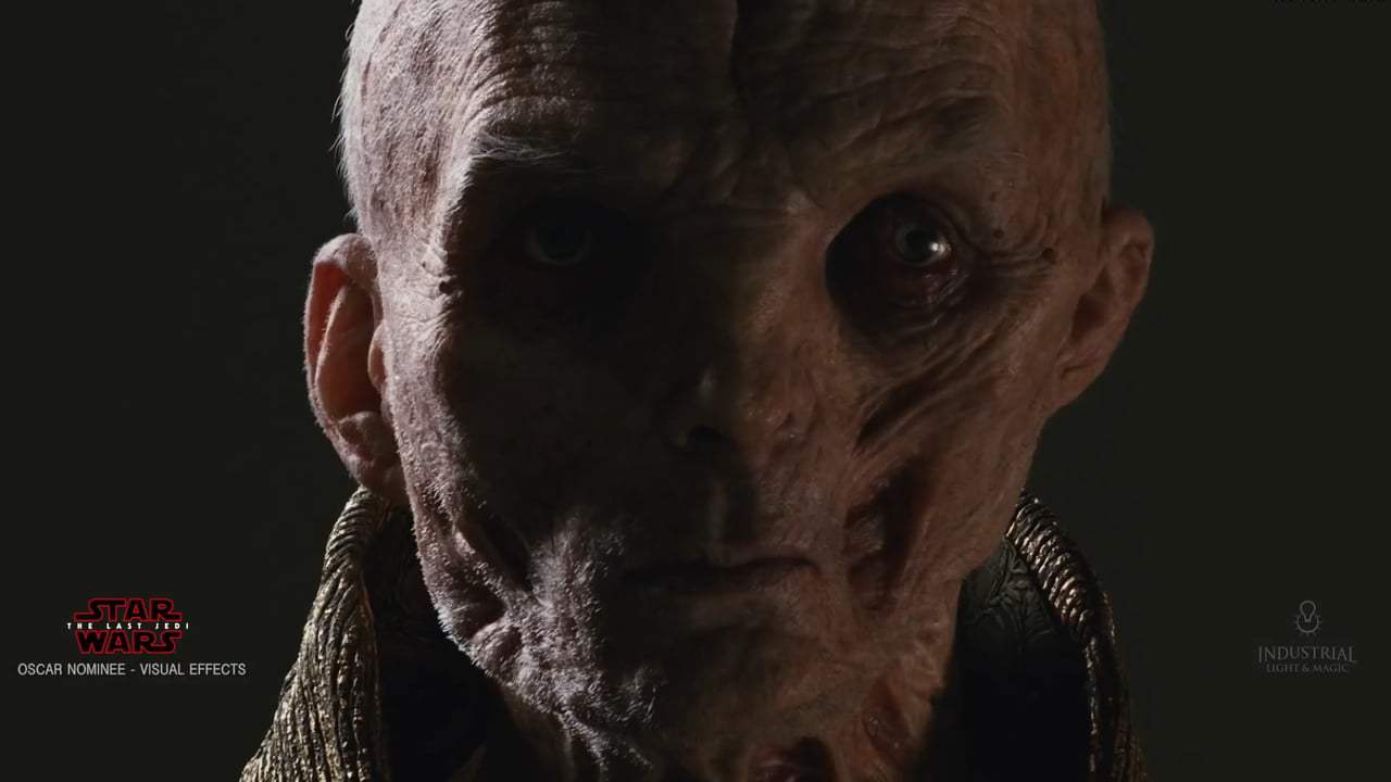 Star Wars: Episode VIII - The Last Jedi Featurette - Creating Supreme Leader Snoke (2017) Screen Capture #2