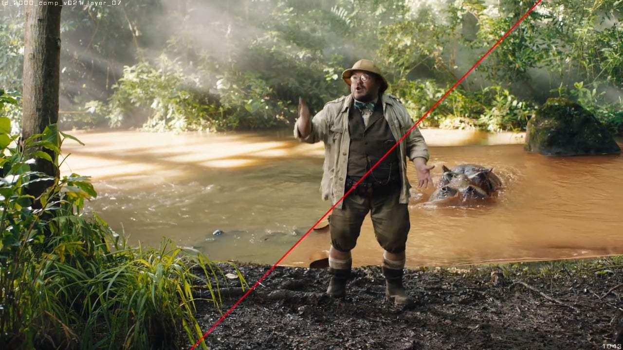 Jumanji: Welcome to the Jungle Featurette - Giant Hippo (2017) Screen Capture #1