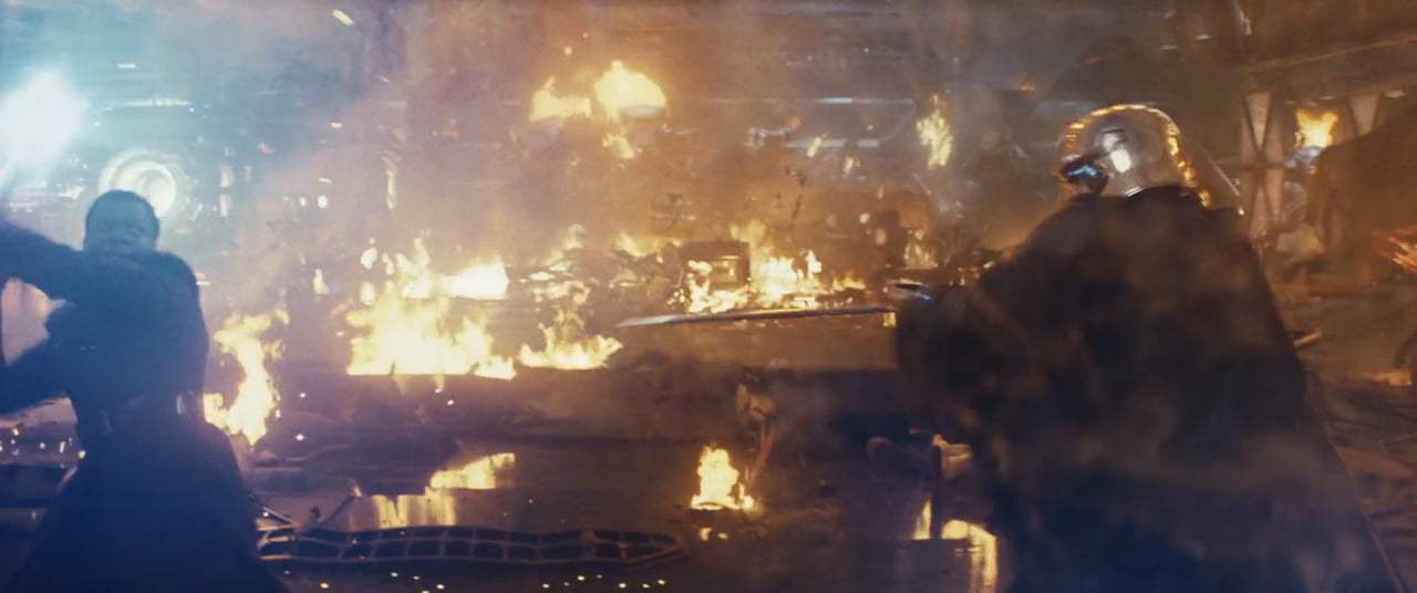 Star Wars: Episode VIII - The Last Jedi Finn vs Phasma (2017) Screen Capture #1