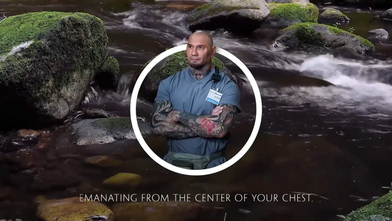 Hotel Artemis Viral - Relaxation with Dave Bautista (2018) Screen Capture #3