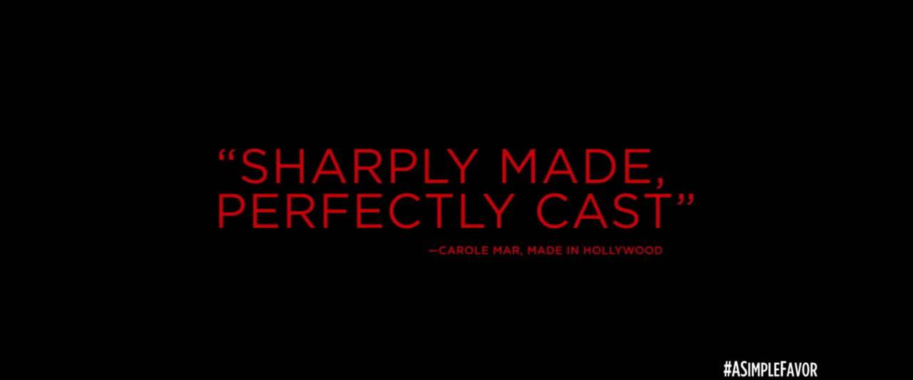 A Simple Favor TV Spot - Confessions (2018) Screen Capture #3