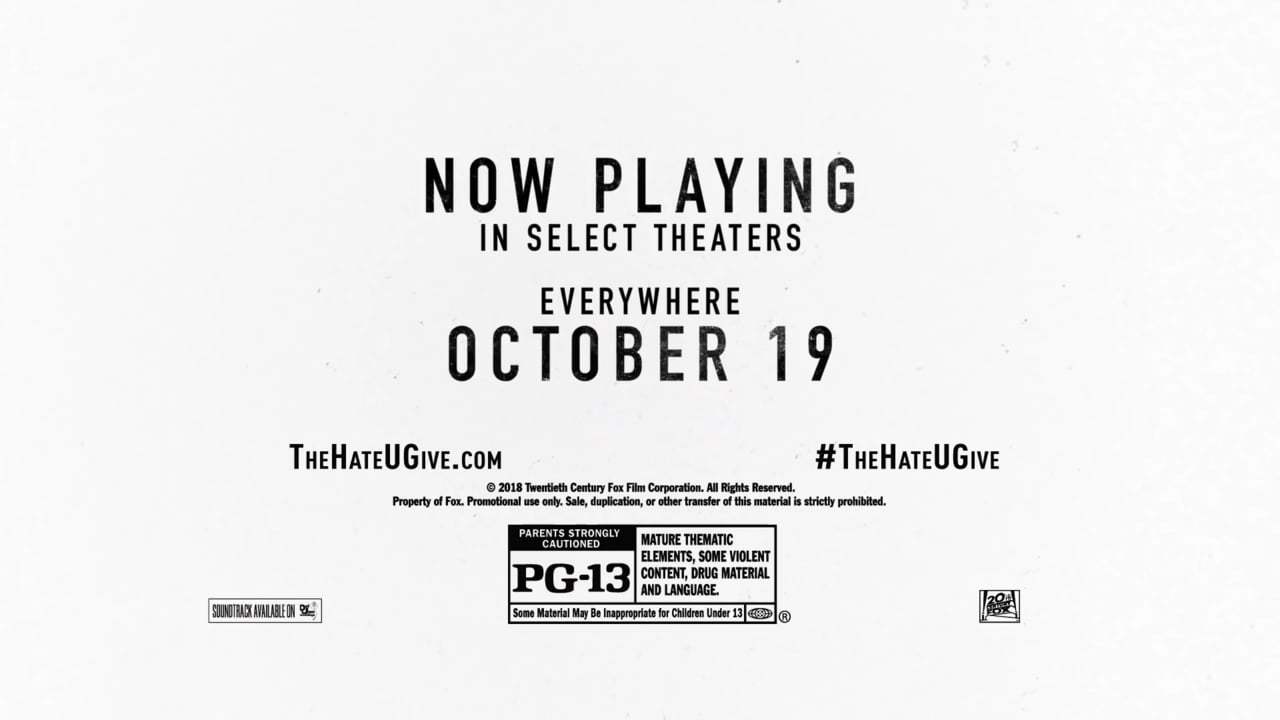 The Hate U Give TV Spot - Replace Hate (2018) Screen Capture #4