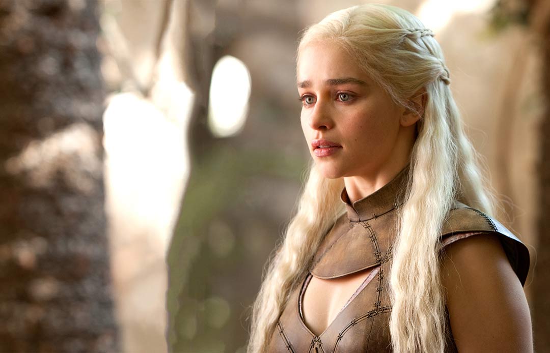 Emilia Clarke in Game of Thrones