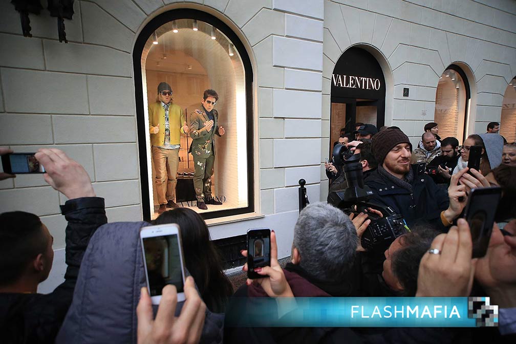 Ben Stiller and Owen Wilson Promoting Zoolander 2 in Rome