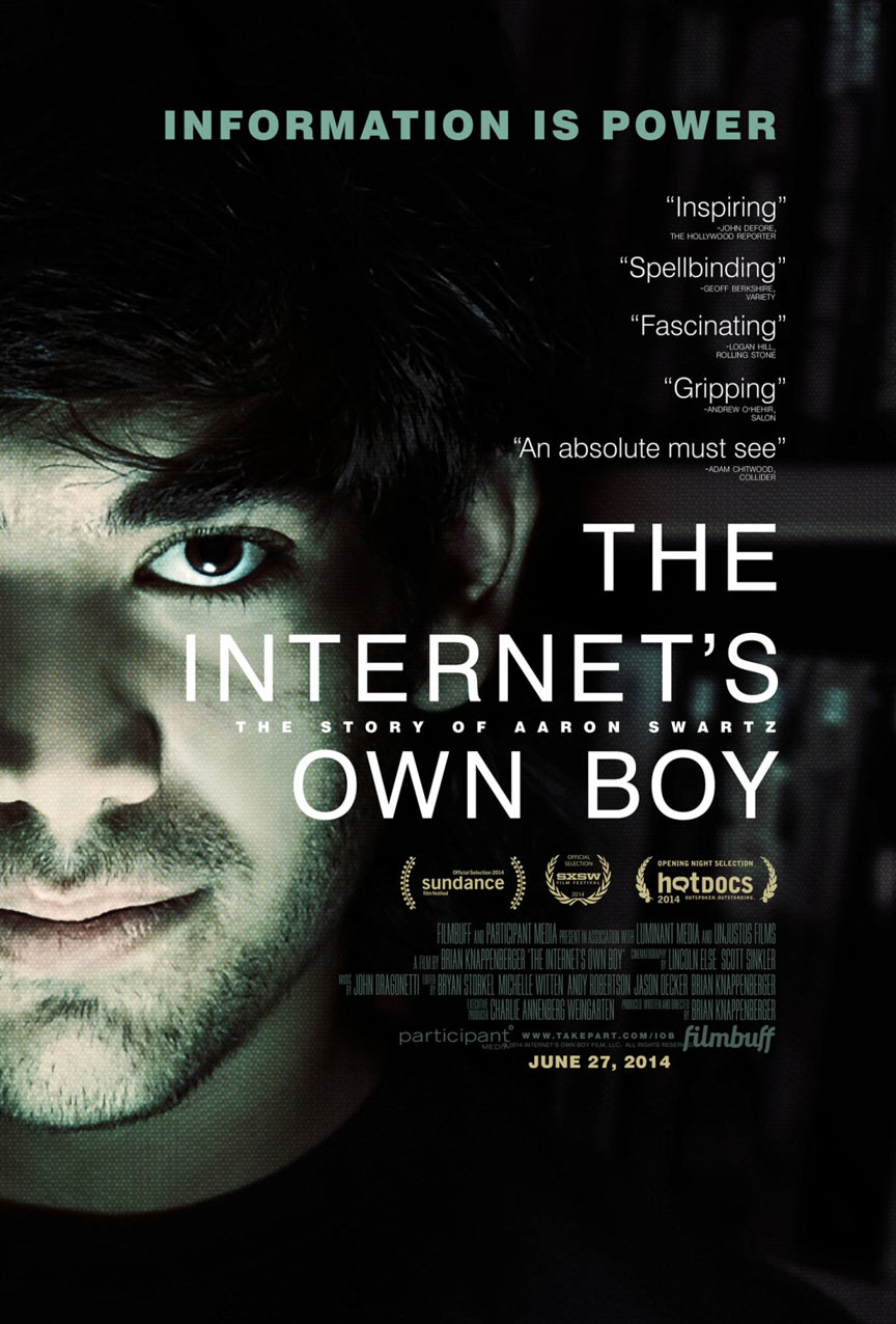 The Internet's Own Boy: The Story of Aaron Swartz Poster #2