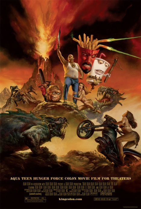 Aqua Teen Hunger Force Colon Movie Film for Theaters Poster #1