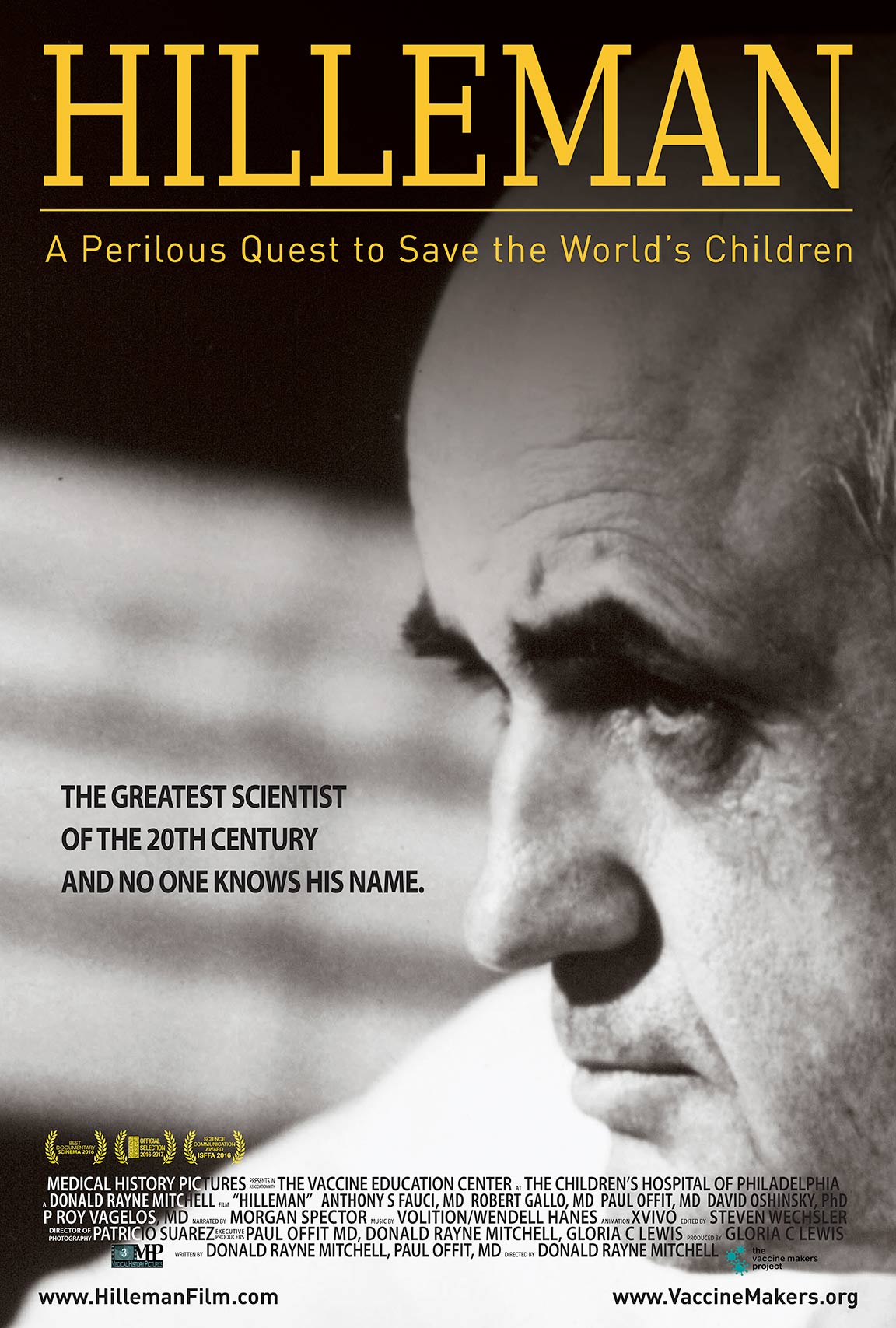 Hilleman: A Perilous Quest to Save the World's Children Poster #1
