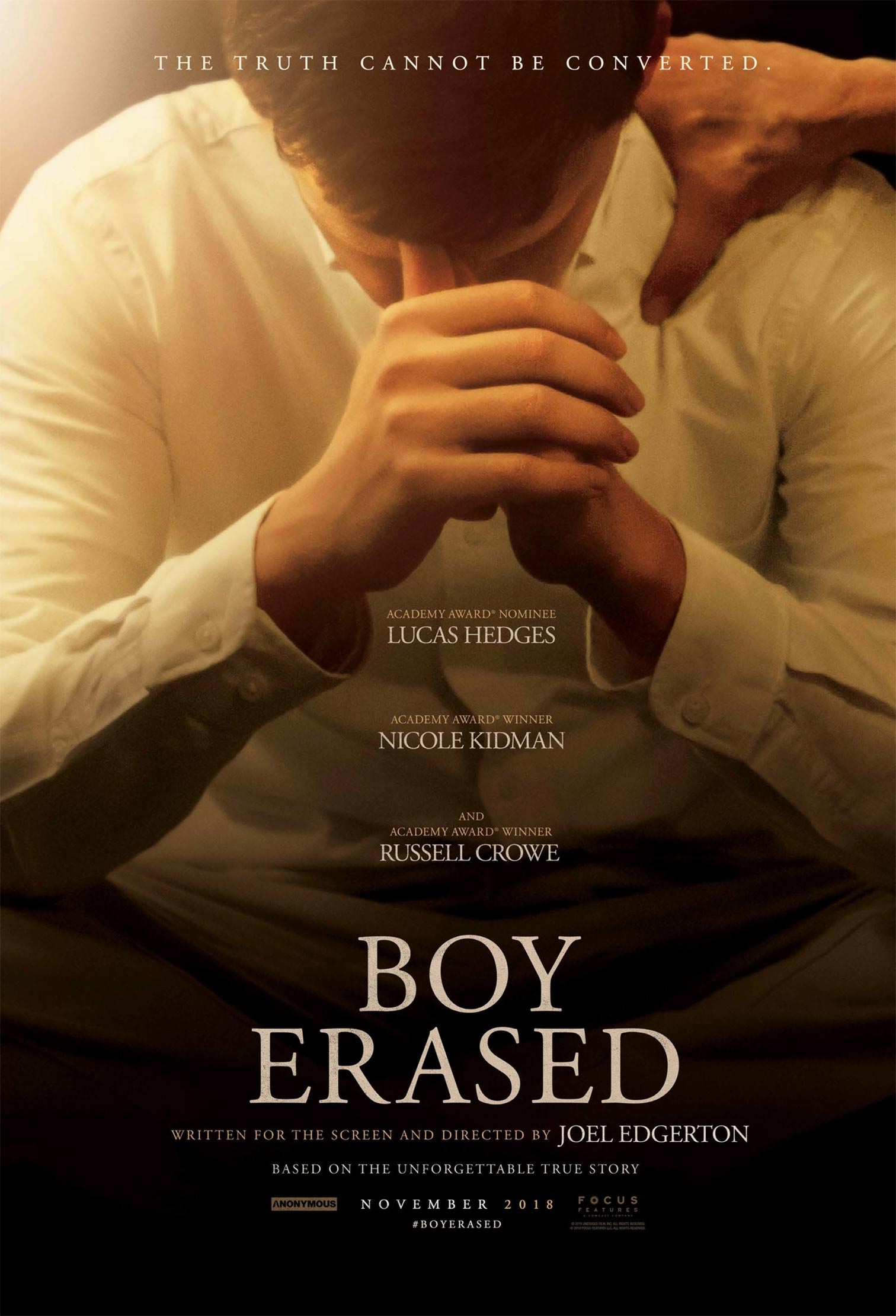 Boy Erased Poster #1