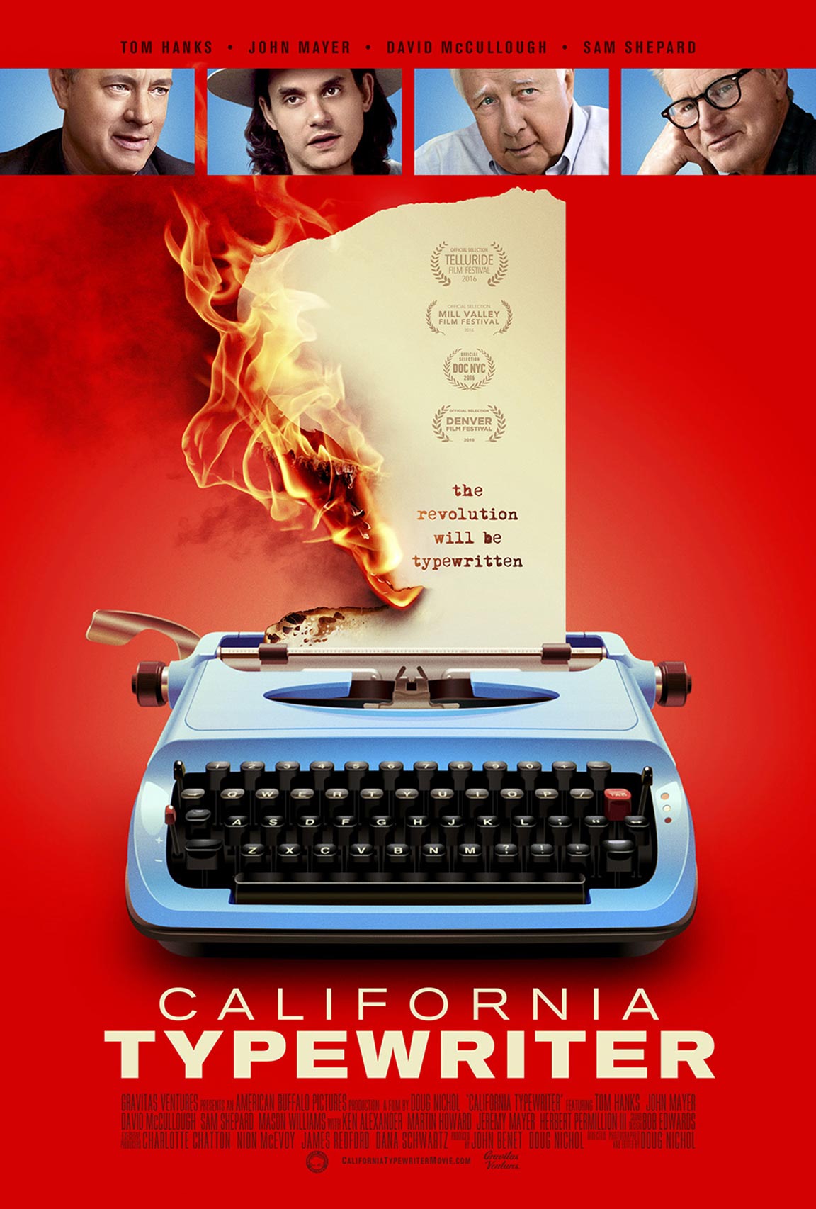 California Typewriter Poster #1