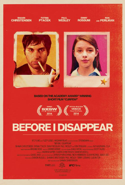 Before I Disappear Poster #1