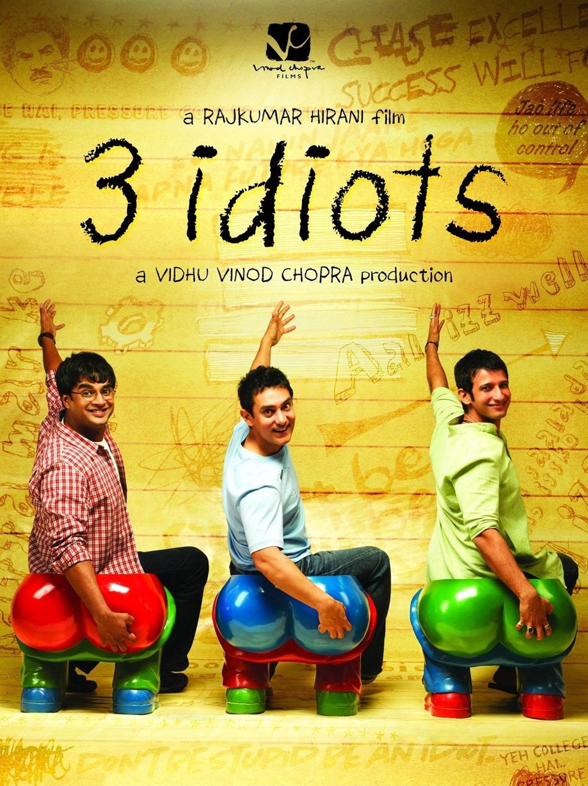 3 Idiots Poster #1