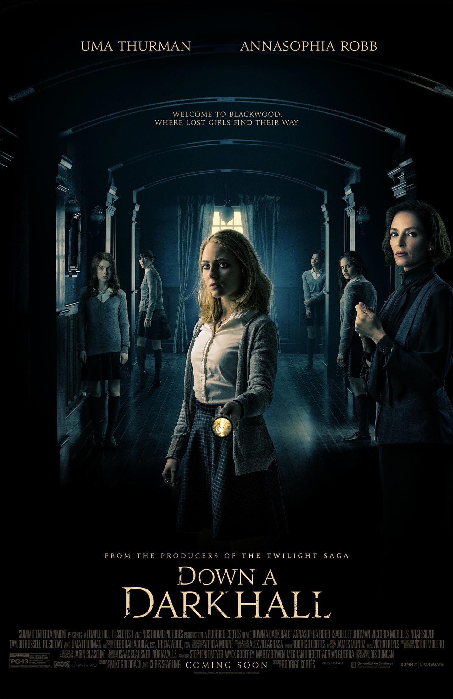 Down a Dark Hall Poster #1