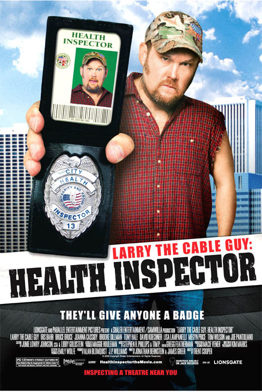 Larry the Cable Guy: Health Inspector Poster #1