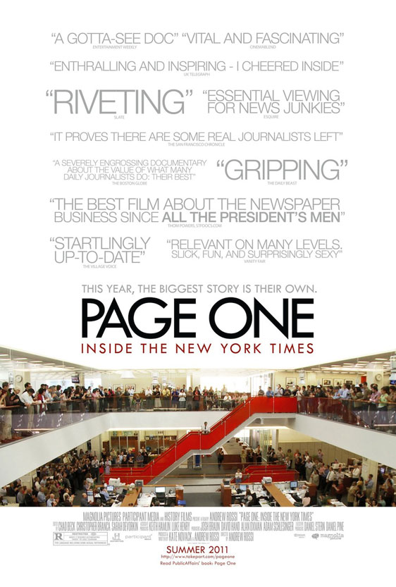Page One: A Year Inside the New York Times Poster #2