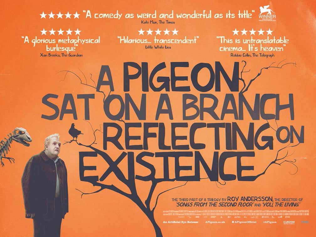A Pigeon Sat on a Branch Reflecting on Existence Poster #1