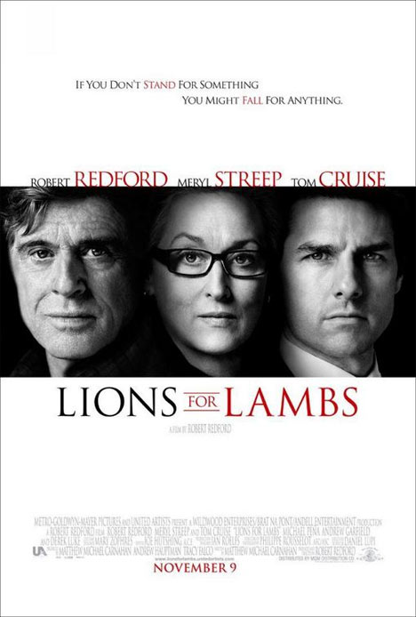 Lions for Lambs Poster #1