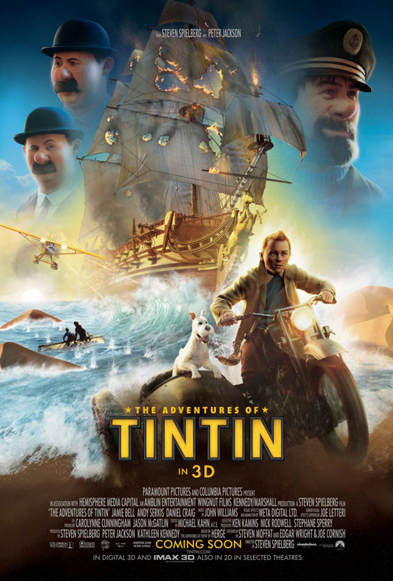 The Adventures of Tintin: The Secret of the Unicorn Poster #3