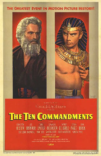 The Ten Commandments Poster #1