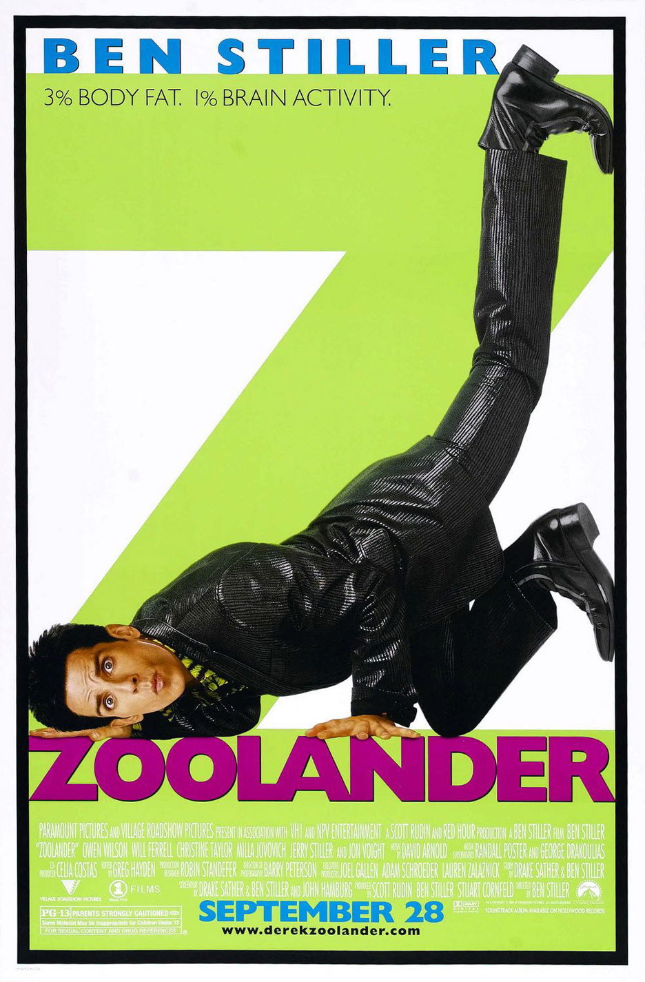Zoolander Poster #1