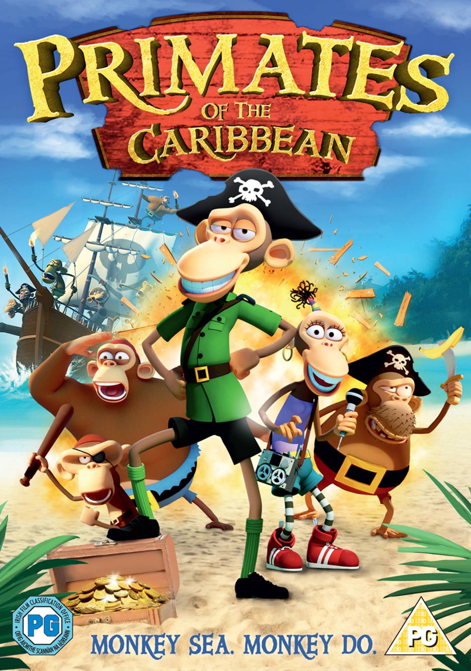 Primates of the Caribbean Poster #1