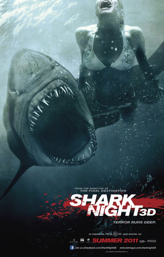 Shark Night 3D Poster #1